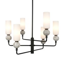 Italux Santos lampa podsufitowa 6x40 W czarna PND-95331-6-BK