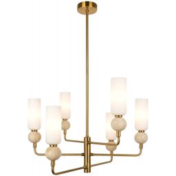 Italux Santos lampa podsufitowa 6x40 W złota PND-95331-6-BRSS