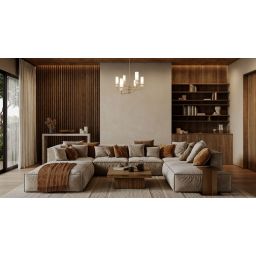 Italux Santos lampa podsufitowa 6x40 W złota PND-95331-6-BRSS