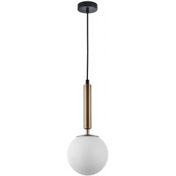Italux Ravena lampa wisząca 1x10 W mosiądz PND-2324-1 GD+OPA