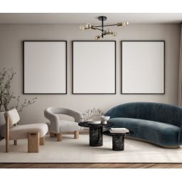 Italux Piansi lampa wisząca 6x40 W czarny mat/mosiądz miodowy PND-4025-6-BL-HBR