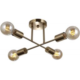 Italux Formio lampa wisząca 4x40 W mosiądz miodowy PND-4052-4-HBR