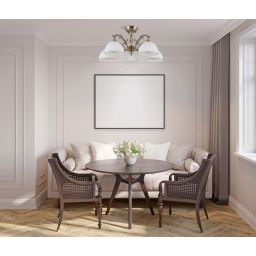 Italux Feneza lampa podsufitowa 5x40 W brązowa PND-5122-5