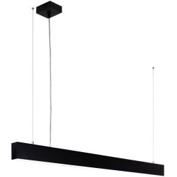 Italux Traversi SL Suspended lampa wisząca 1x26 W biała-czarna PRD-3566-086-BK-830-PN