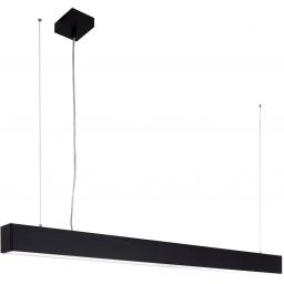 Italux Traversi RX Suspended lampa wisząca 1x53 W biała-czarna PRD-5470-170-BK-830-PN