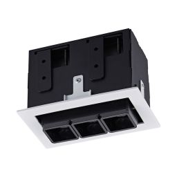 Italux Harper lampa do zabudowy 3x6 W czarna SL74113/6W S-WH