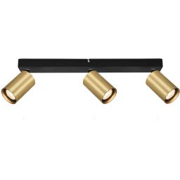 Italux Nesto lampa podsufitowa 3x10 W złota SPL-23436-3-BK-GD