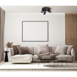 Italux Nesto lampa podsufitowa 3x10 W czarna SPL-23436-3R-BK