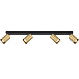 Italux Nesto lampa podsufitowa 4x10 W złota SPL-23436-4-BK-GD