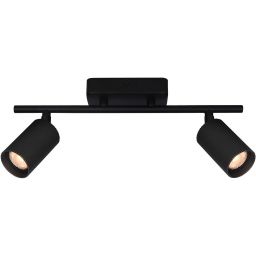 Italux Tris lampa podsufitowa 2x10 W czarna SPL-46829-2-BK