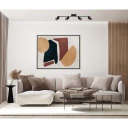 Italux Tris lampa podsufitowa 4x10 W czarna SPL-46829-4-BK