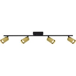 Italux Tris lampa podsufitowa 4x10 W mosiądz SPL-46829-4-BK-GD