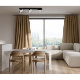 Italux Castelio lampa podsufitowa 3x5 W czarna SPL-31976-3B-BK