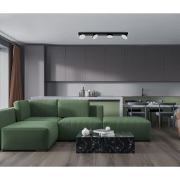 Italux Castelio lampa podsufitowa 4x5 W czarna SPL-31976-4B-BK