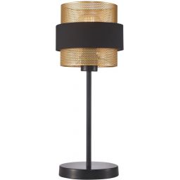 Italux Bans lampa biurkowa 1x40 W czarna-złota TB-27467-1-BK-GD