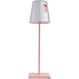 Italux Ostap lampa stołowa 1x5 W różowa TB-2749-PK