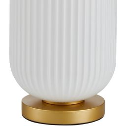 Italux Olmeto lampa biurkowa 1x10 W złota TB-28798-1-GD-WH