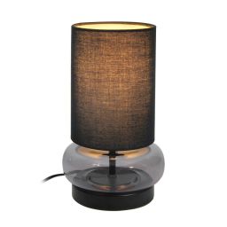 Italux Dorme lampa stołowa 1x40 W grafitowa TB-43648-BL-SG