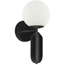 Italux Aldeva kinkiet 1x40 W czarny WL-02340-1-BK