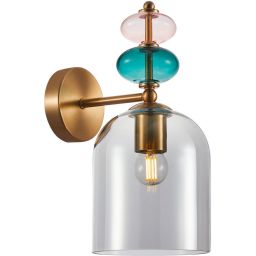 Italux Busco kinkiet 1x40 W złoty WL-30263-1B-BRO-SG