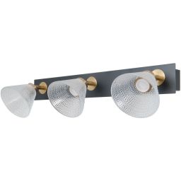 Italux Orella kinkiet 3x12 W czarny WL-34393-3-BK-HBR