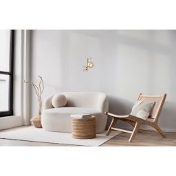 Italux Toledo kinkiet 2x5 W złoty WL-40717-2-HBR