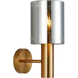 Italux Sardo kinkiet 1x40 W mosiądz-przydymiony WL-5581-1A-BRO+SG