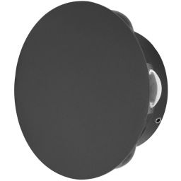 Italux Macba kinkiet zewnętrzny 1x6 W czarny piaskowany OWL-6031-6-3K