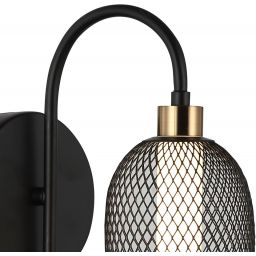 Italux Marco kinkiet 1x6 W czarny WL-84283-1-BK