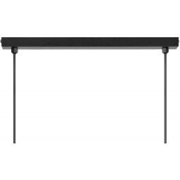 Kaja Denis lampa wisząca 2x15 W czarna-grafitowa K-5261