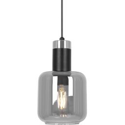 Kaja Denis lampa wisząca 2x15 W czarna-grafitowa K-5261