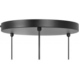 Kaja Denis lampa wisząca 3x15 W czarna-grafitowa K-5262