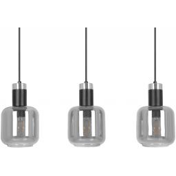 Kaja Denis lampa wisząca 3x15 W czarna-grafitowa K-5263