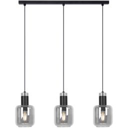 Kaja Denis lampa wisząca 3x15 W czarna-grafitowa K-5263