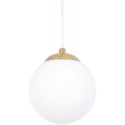 Kaja Lumia lampa wisząca 1x10 W biała-złota K-5400
