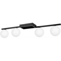 Kaja Korfu lampa podsufitowa 4x10 W biała-czarna K-5460