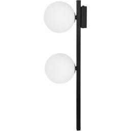 Kaja Korfu kinkiet 2x10 W biały-czarny K-5463