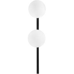 Kaja Korfu kinkiet 2x10 W biały-czarny K-5463
