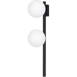 Kaja Korfu kinkiet 2x10 W biały-czarny K-5463