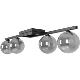 Kaja Paxi lampa podsufitowa 4x10 W czarna-grafitowa K-5465