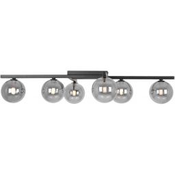 Kaja Paxi lampa podsufitowa 6x10 W czarna-grafitowa K-5466