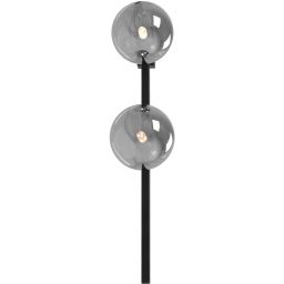 Kaja Paxi kinkiet 2x10 W czarny-grafitowy K-5468