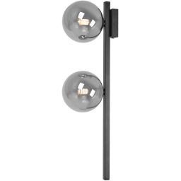 Kaja Paxi kinkiet 2x10 W czarny-grafitowy K-5468