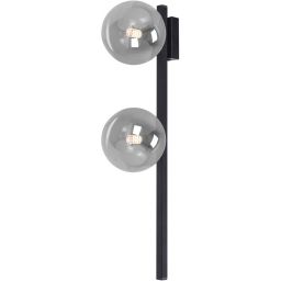 Kaja Paxi kinkiet 2x10 W czarny-grafitowy K-5468