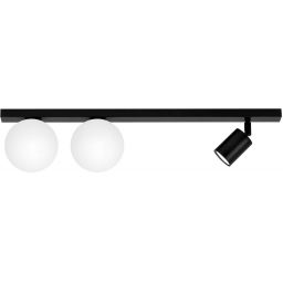 Kaja Swing lampa podsufitowa 3x10 W biała-czarna K-5490