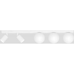 Kaja Andi lampa podsufitowa 5x10 W biała K-5496