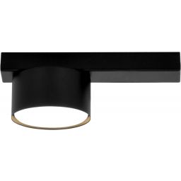 Kaja Cruz lampa podsufitowa 1x10 W czarna K-5530