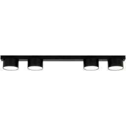Kaja Cruz lampa podsufitowa 4x10 W czarna K-5532