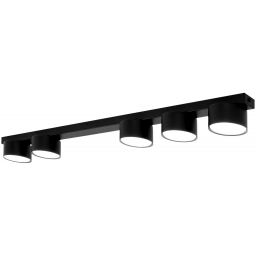 Kaja Cruz lampa podsufitowa 5x10 W czarna K-5533