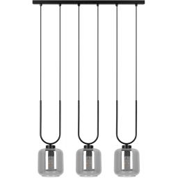 Kaja Bono lampa wisząca 3x15 W czarna-grafitowa K-5586